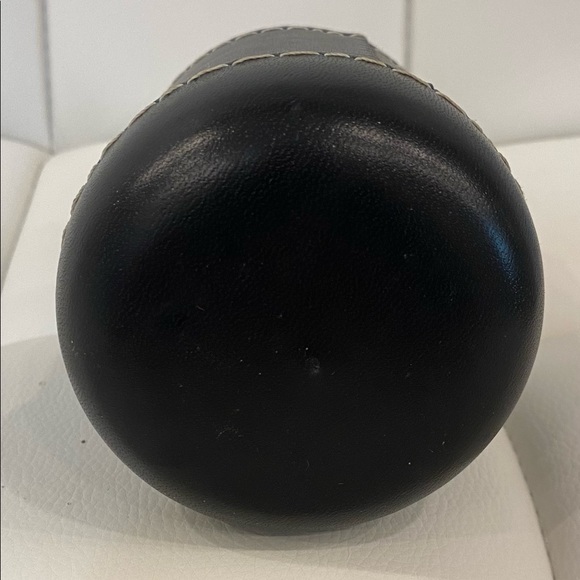 Vintage Black Leather Las Vegas Dice Cup (No Top) - Picture 4 of 5